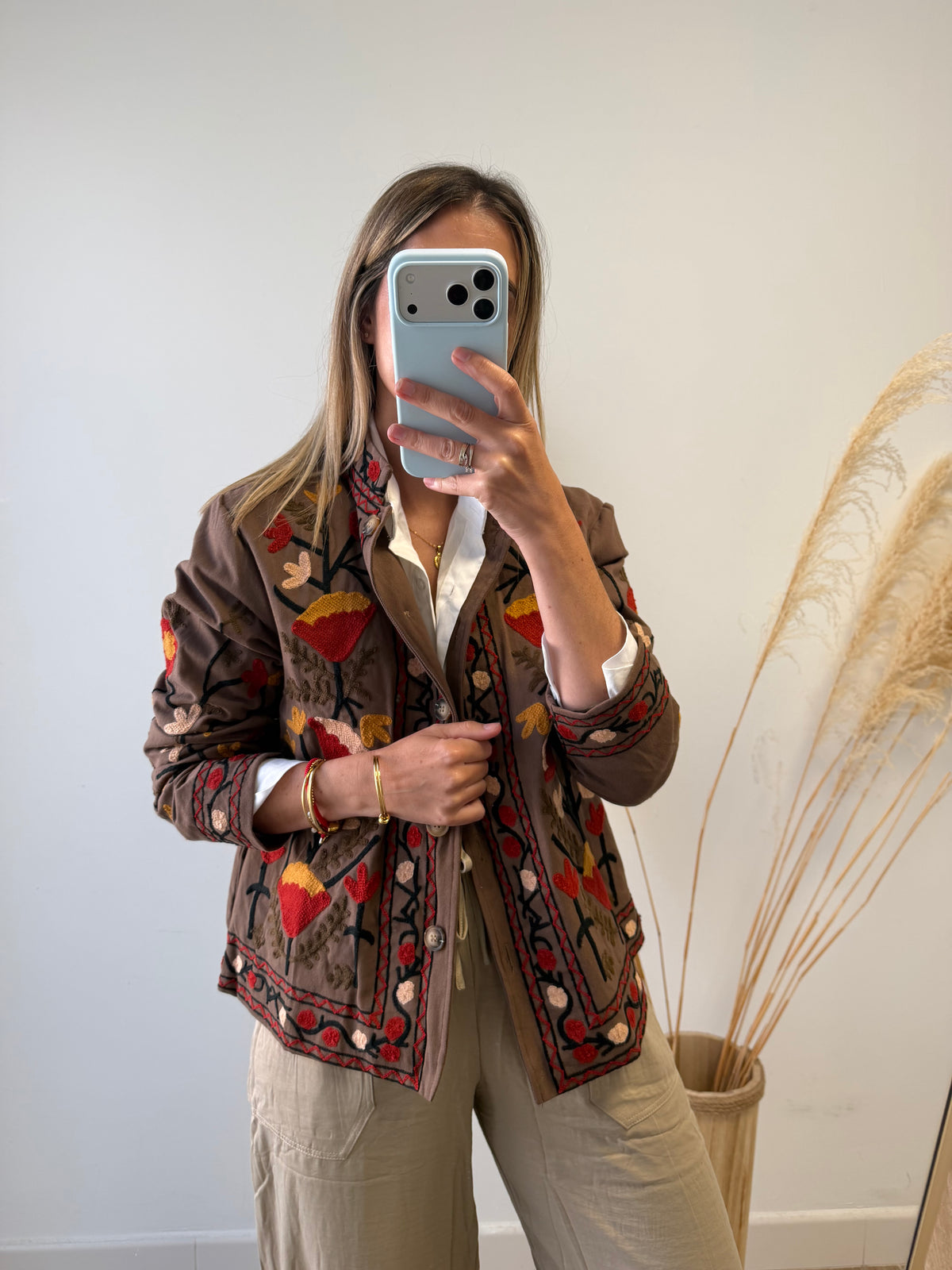 Chaqueta bordada