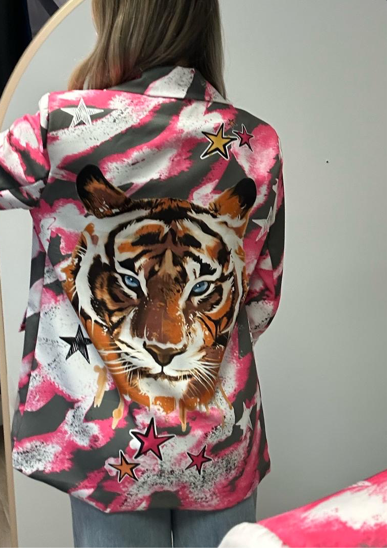 Blazer Estamapada Tigre