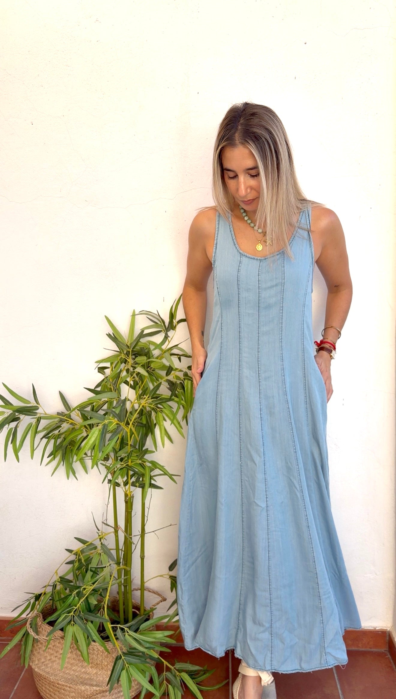 Vestido denim Alma