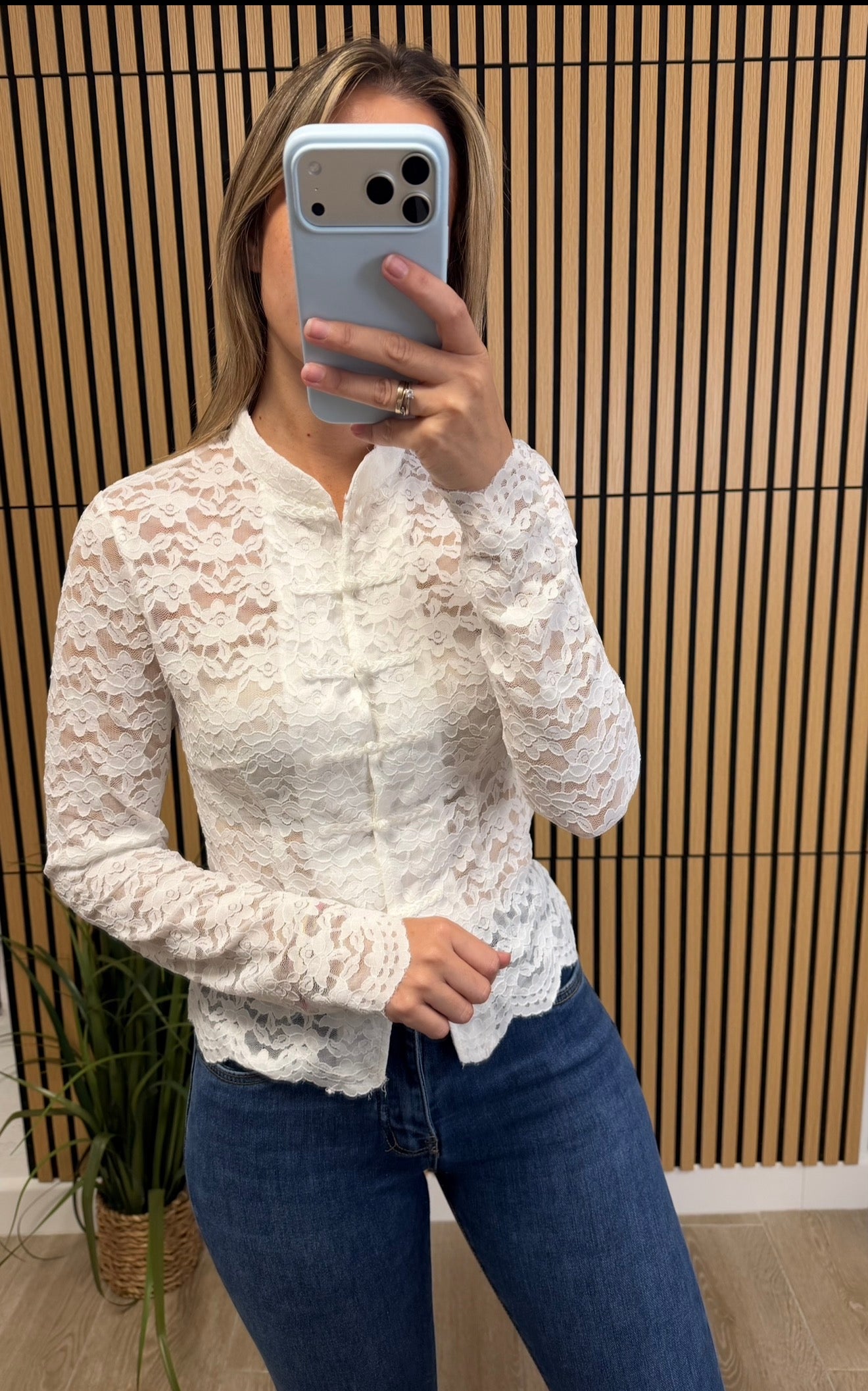Top encaje Oriente
