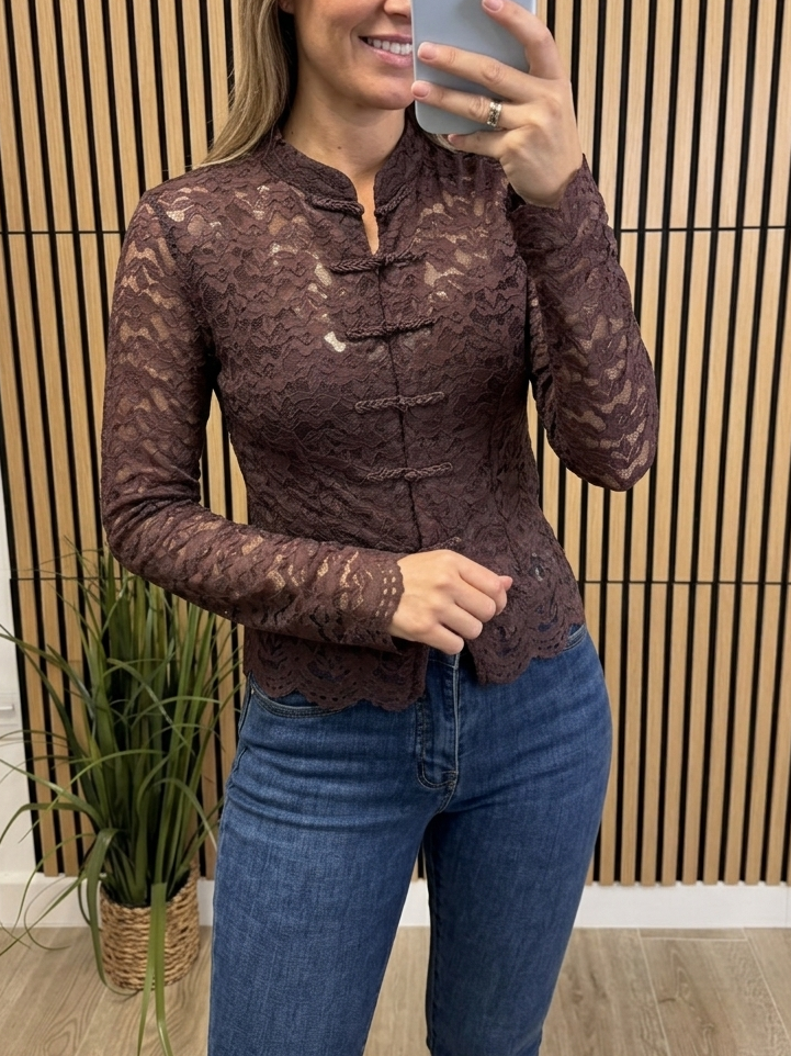 Top encaje Oriente