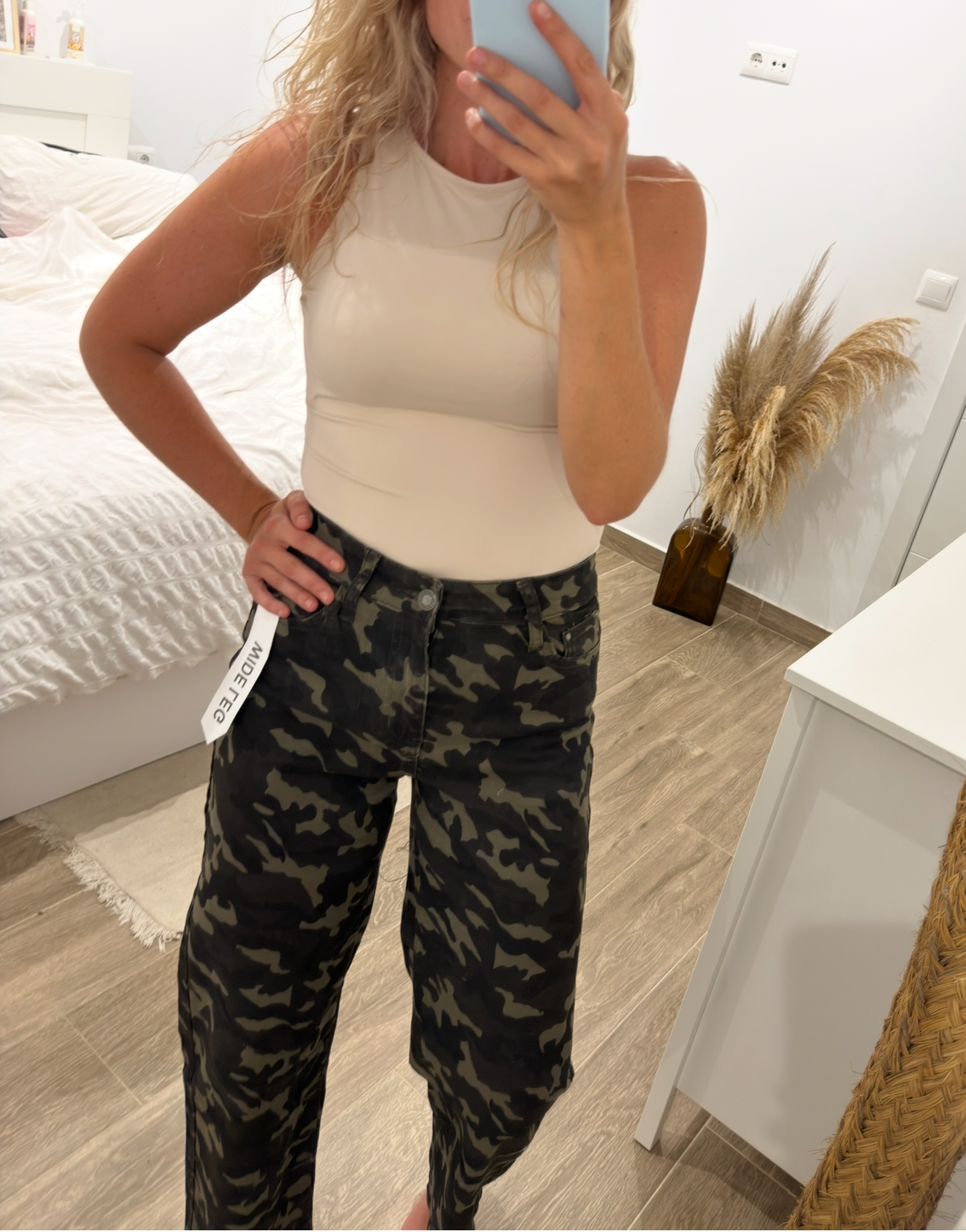 Denim camuflaje cargo